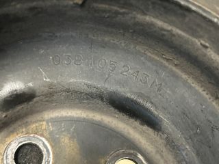 bontott VW PASSAT B7 Főtengely Szíjtárcsa