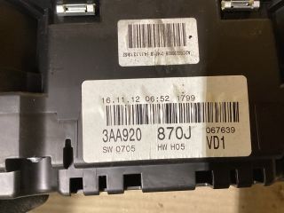 bontott VW PASSAT B7 Kilométeróra