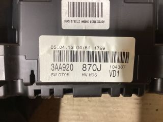 bontott VW PASSAT B7 Kilométeróra