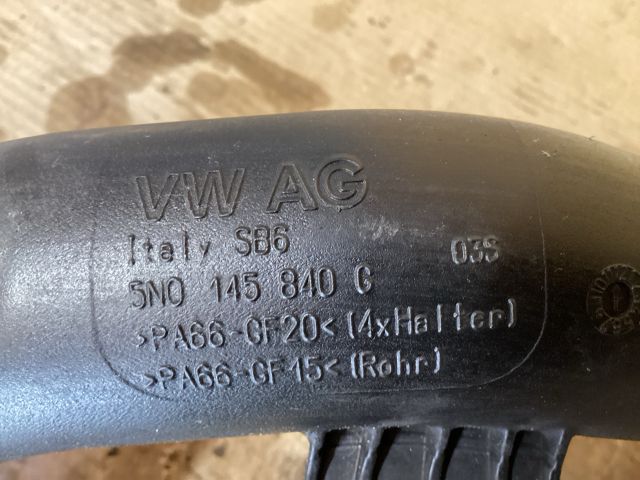 bontott VW PASSAT B7 Turbócső