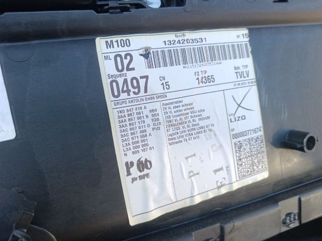 bontott VW PASSAT B7 Ajtó Kárpit Szett