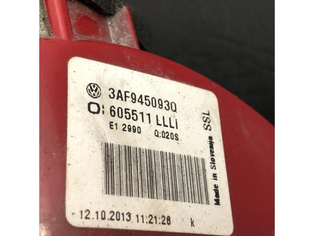 bontott VW PASSAT B7 Bal Belső Hátsó Lámpa