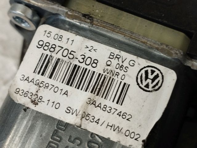 bontott VW PASSAT B7 Bal első Ablakemelő Motor