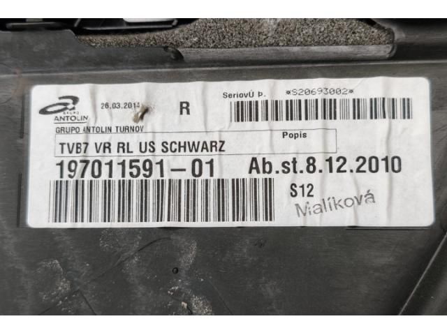 bontott VW PASSAT B7 Bal első Ajtókeret Burkolat