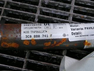 bontott VW PASSAT B7 Bal első Függöny Légzsák