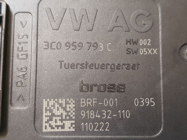 bontott VW PASSAT B7 Bal hátsó Ablakemelő Motor