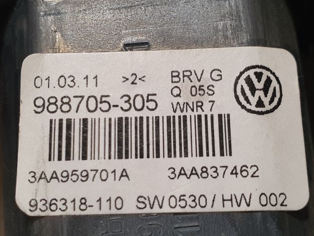 bontott VW PASSAT B7 Bal hátsó Ablakemelő Motor