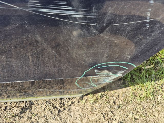 bontott VW PASSAT B7 Bal hátsó Ajtó (Üres lemez)