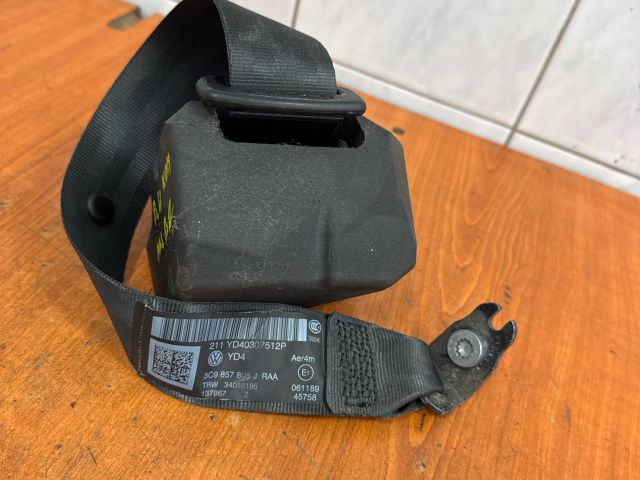bontott VW PASSAT B7 Bal hátsó Biztonsági Öv