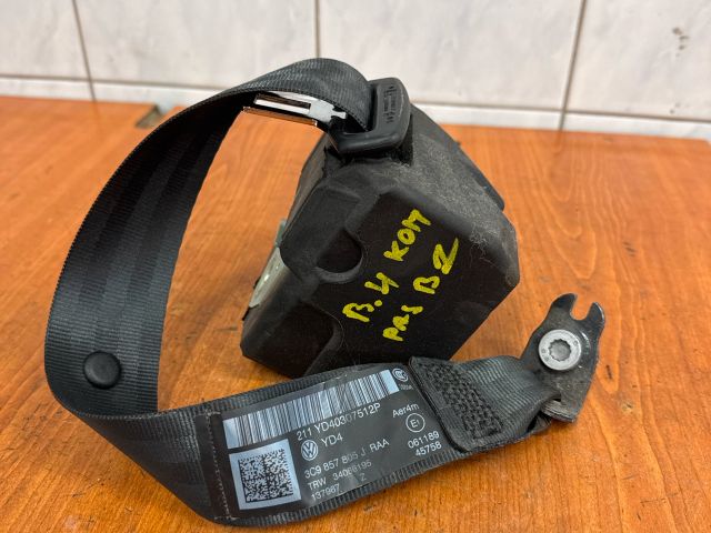 bontott VW PASSAT B7 Bal hátsó Biztonsági Öv