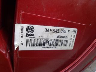 bontott VW PASSAT B7 Bal Külső Hátsó Lámpa