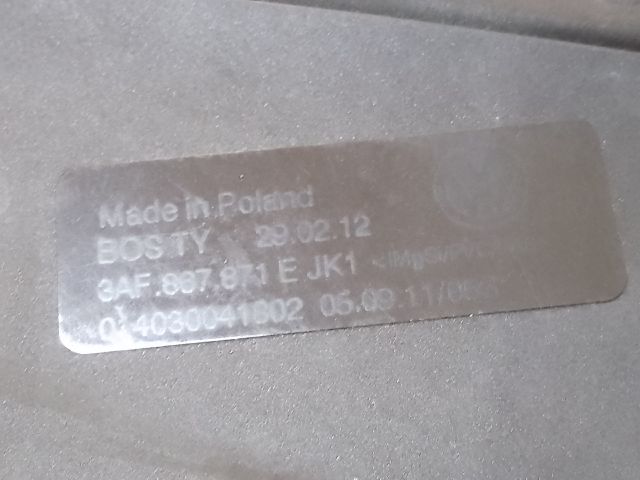 bontott VW PASSAT B7 Csomagtér Roló