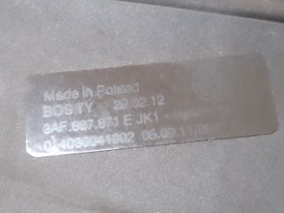 bontott VW PASSAT B7 Csomagtér Roló