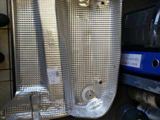 bontott VW PASSAT B7 Hátsó Kipufogó Dob Hővédő Lemez