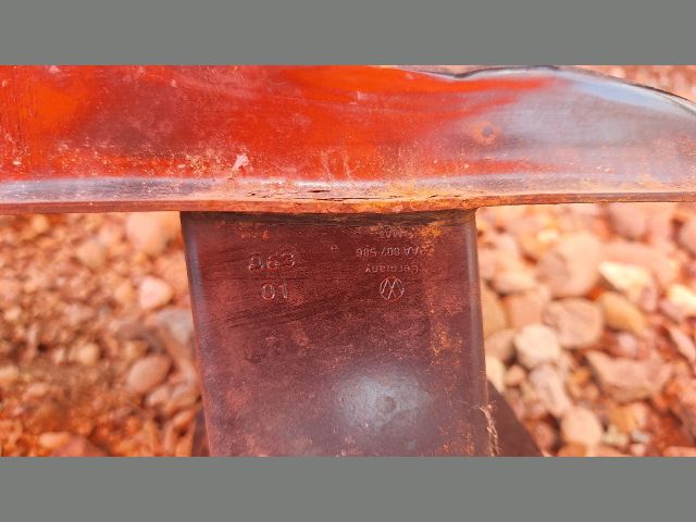 bontott VW PASSAT B7 Hátsó Lökhárító Merevítő (Fém)