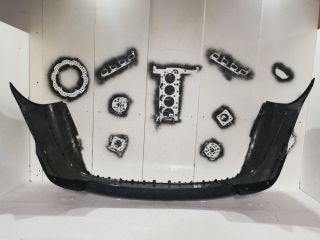 bontott VW PASSAT B7 Hátsó Lökhárító (Üresen)