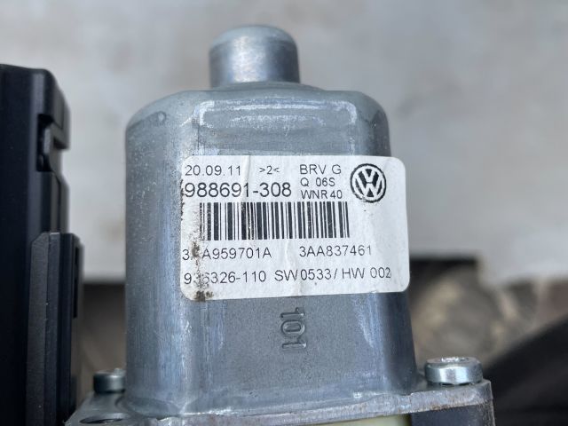 bontott VW PASSAT B7 Jobb első Ablakemelő Motor