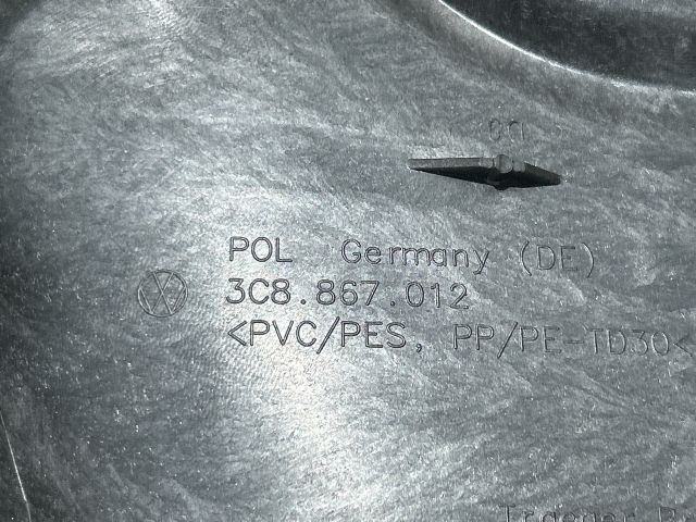 bontott VW PASSAT B7 Jobb első Ajtó Kárpit