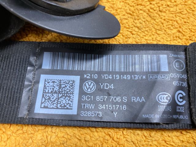 bontott VW PASSAT B7 Jobb első Biztonsági Öv