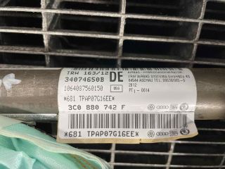 bontott VW PASSAT B7 Jobb első Függöny Légzsák