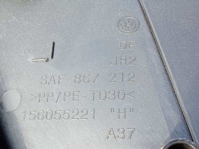 bontott VW PASSAT B7 Jobb hátsó Ajtó Kárpit