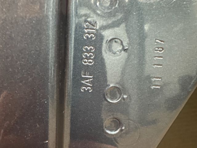 bontott VW PASSAT B7 Jobb hátsó Ajtó (Üres lemez)