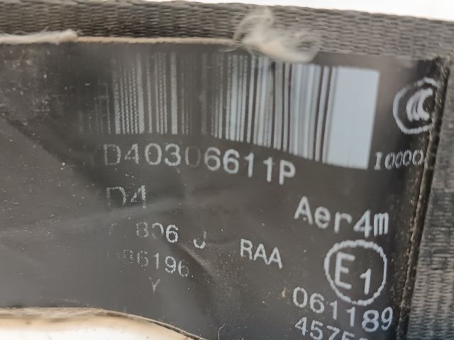 bontott VW PASSAT B7 Jobb hátsó Biztonsági Öv