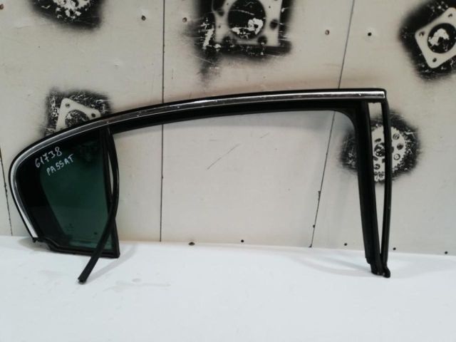 bontott VW PASSAT B7 Jobb hátsó Fixüveg (Ajtóban)