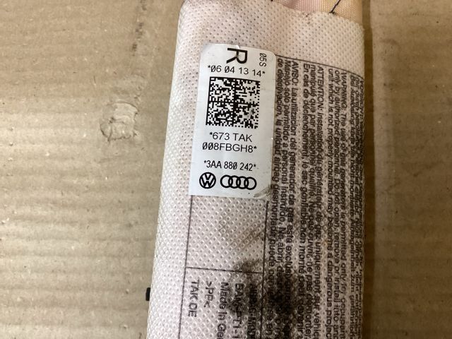 bontott VW PASSAT B7 Jobb Oldallégzsák