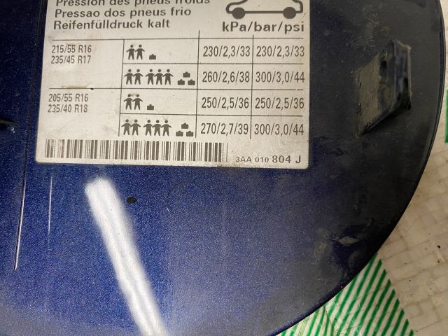 bontott VW PASSAT B7 Tankajtó