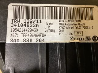 bontott VW PASSAT B7 Utasoldali Légzsák