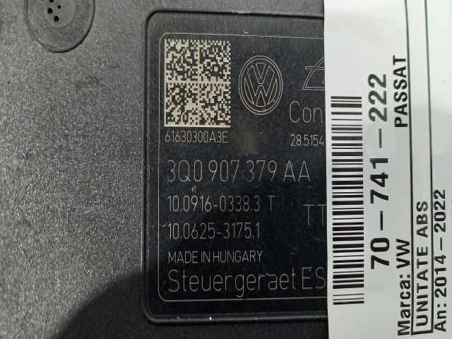 bontott VW PASSAT B8 ABS Kocka