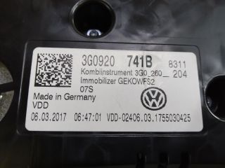 bontott VW PASSAT B8 Kilométeróra