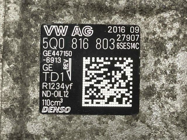 bontott VW PASSAT B8 Klímakompresszor