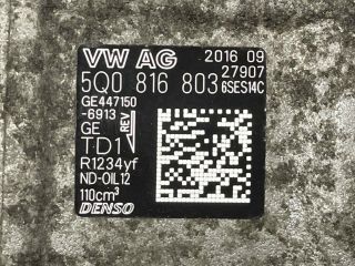 bontott VW PASSAT B8 Klímakompresszor