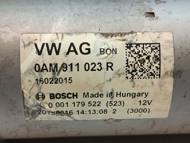 bontott VW PASSAT B8 Önindító