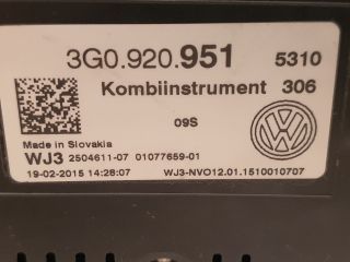 bontott VW PASSAT B8 Kilométeróra