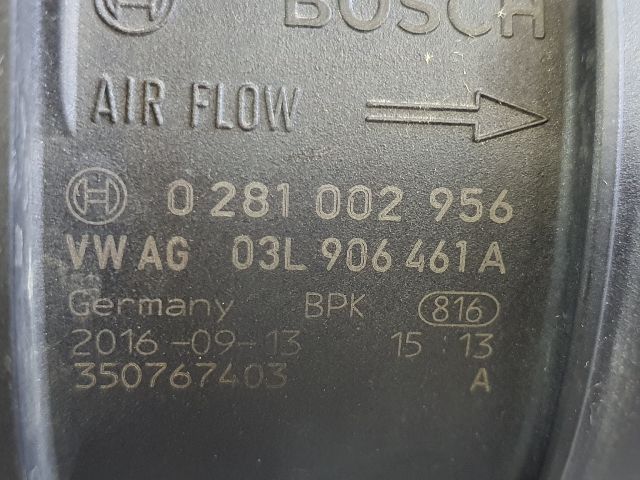 bontott VW PASSAT B8 Légtömegmérő