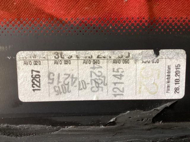 bontott VW PASSAT B8 Bal C Oszlop Oldalablak Üveg