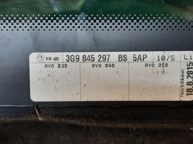 bontott VW PASSAT B8 Bal C Oszlop Oldalablak Üveg