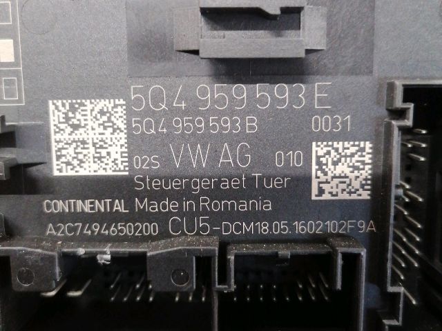 bontott VW PASSAT B8 Bal első Ajtó Vezérlőegység