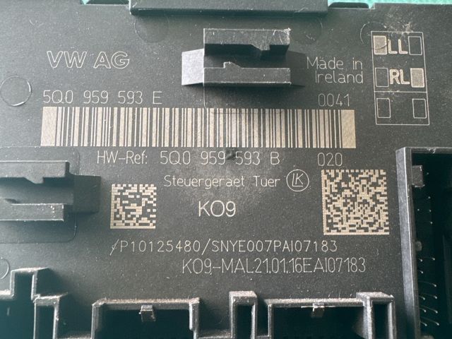 bontott VW PASSAT B8 Bal első Ajtó Vezérlőegység