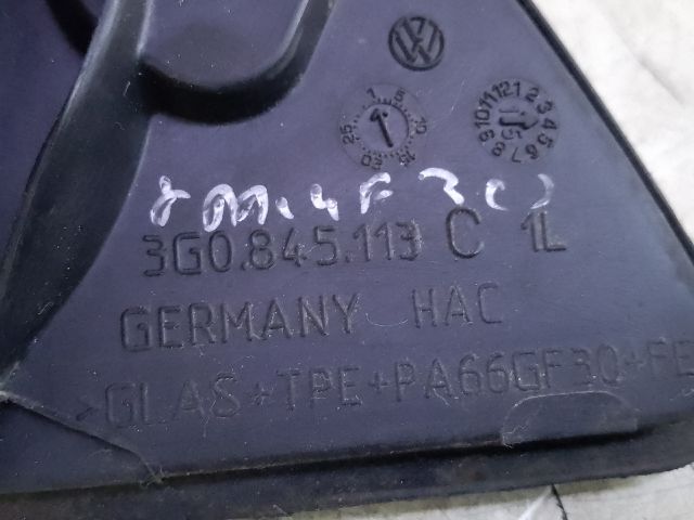 bontott VW PASSAT B8 Bal első Fixüveg (Ajtóban)