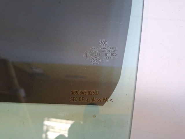 bontott VW PASSAT B8 Bal hátsó Ablak