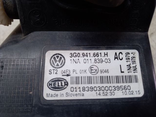 bontott VW PASSAT B8 Bal Ködfényszóró