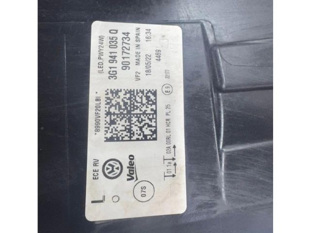 bontott VW PASSAT B8 Bal Ledes Fényszóró