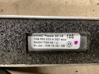 bontott VW PASSAT B8 Bal Tetősín