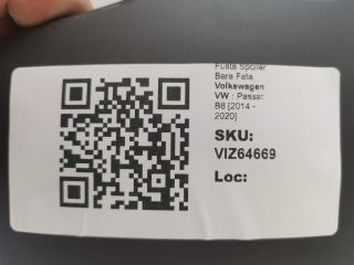 bontott VW PASSAT B8 Első Lökhárító Alsó (Műanyag)