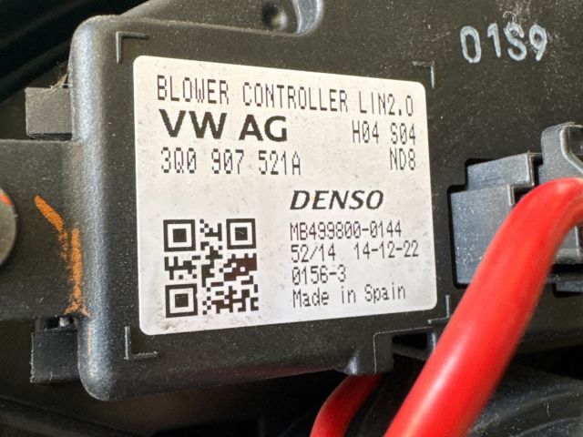 bontott VW PASSAT B8 Fűtőmotor (Klímás)