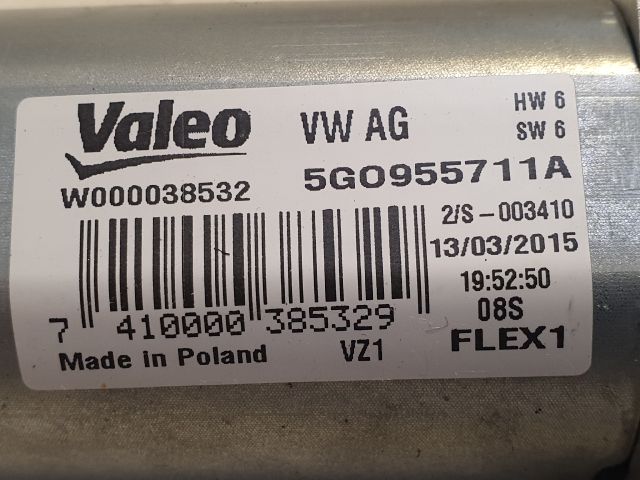 bontott VW PASSAT B8 Hátsó Ablaktörlő Motor